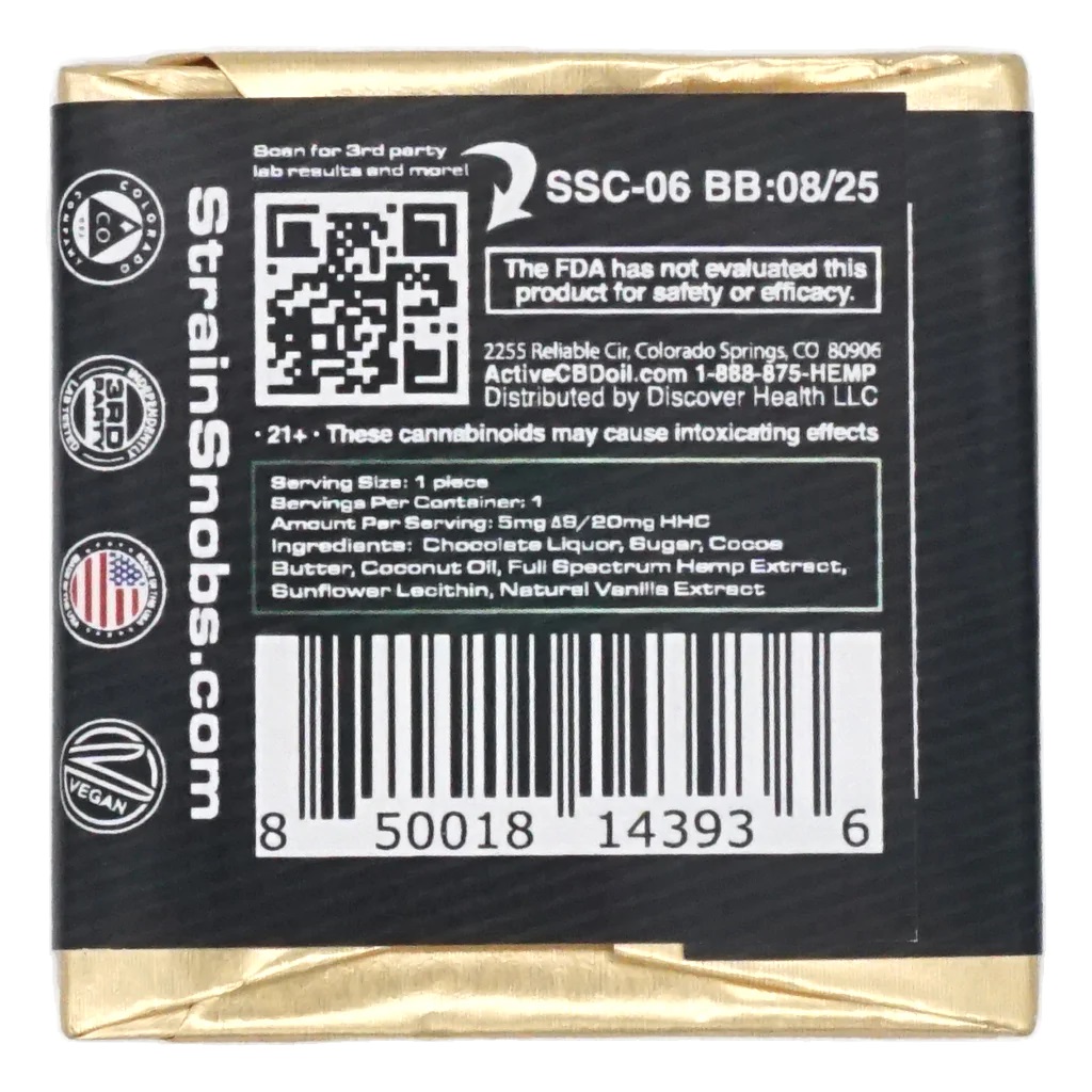 Active CBD Oil Delta 9-HHC Chocolate